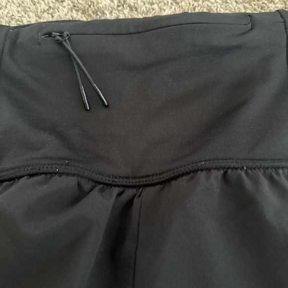 Womens Love Tree Shorts Skirt Skort Black Running Athletic Pant Stretch Large - Picture 2 of 4